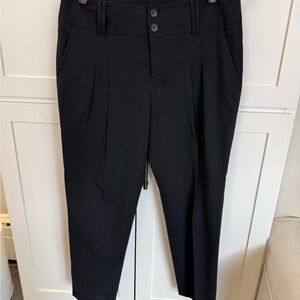 Club Monaco Black Cropped Trousers